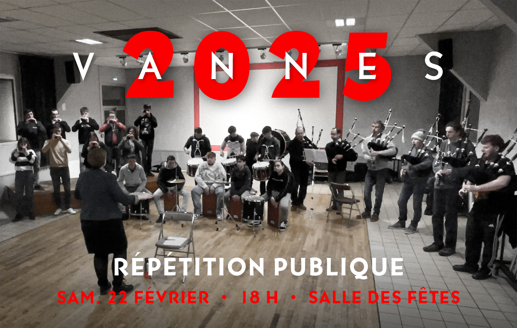 Répétition publique le samedi 22 février à 18 h